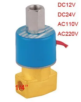 1/4 ''DC231-Y-08 Электрический электромагнитный клапан 3/2 способ клапан прямого действия KSD DC12V, DC24V, AC110V или AC220V