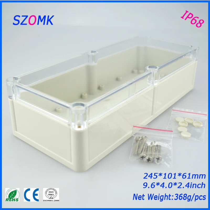 Новый diy Электронный Китай рынок box проекта Корпус 245*101*61 мм корпус для электроники IP 68 случае