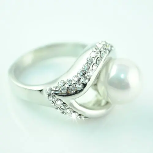 casting pearl rings ,rn-494(2)