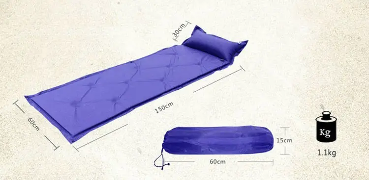 Коврик для кемпинга надувной коврик joinable 180*60 см