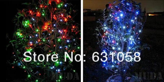 Открытый Водонепроницаемый солнечного света строки 22 M 200Led светящиеся гирлянды праздник для рождественской вечеринки гирлянды огни