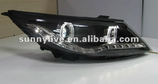 Для KIA SPORTAGE R светодиодный головной фонарь ангельские глазки V3 Тип 2011-2012