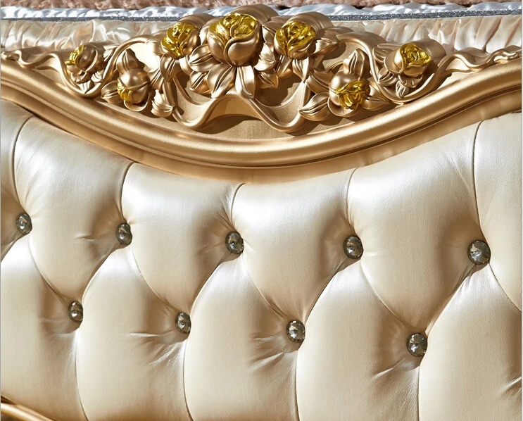 French style golden color bed 318