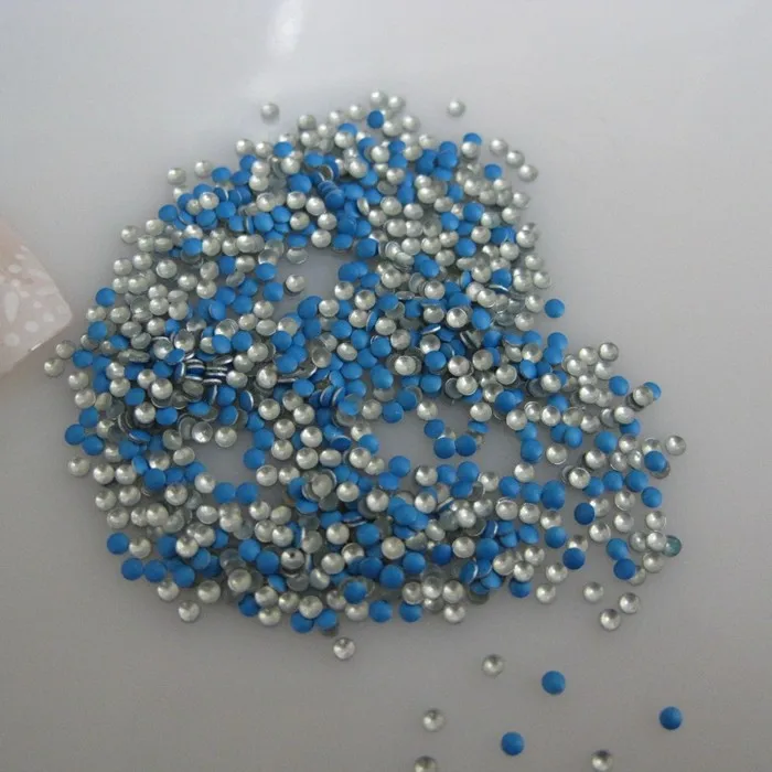 1 сумка OD-75-Blue 3D 1,5 мм неоновый синий круглый металлический гвоздь Блестящий Декор прекрасный внешний вид