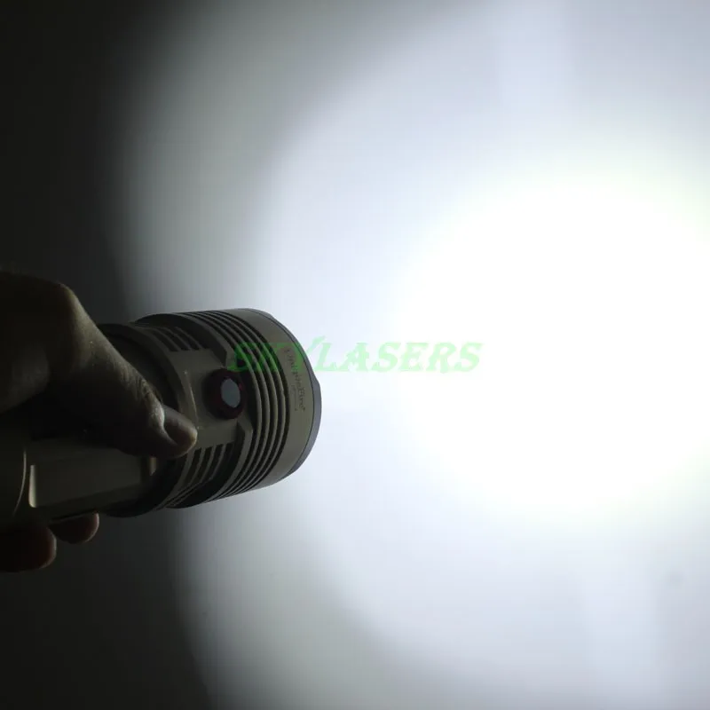 Uniquefire King 4* XM-L2 2 режима 5000-Lumen пустынный желтый светодиодный фонарик(4*18650