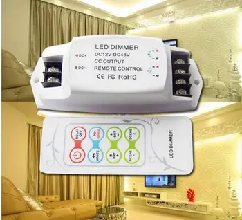 

DC12-48V high-performance C&T controller 700mA*2channels LED Color-Temperature Controller RF Remote CT controller