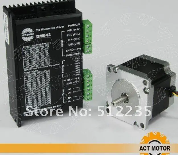 23HS6620 шаговый двигатель 56 мм 1.26NM/2A+ сегменты привода 4A 128 сегментов