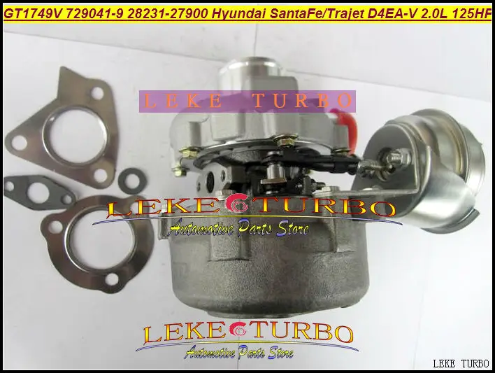 TURBO GT1749V 729041-5009S 28231-27900 729041-0009 Turbine Turbocharger For HYUNDAI Santa Fe Trajet Diesel D4EA-V 2.0L 125HP (1)