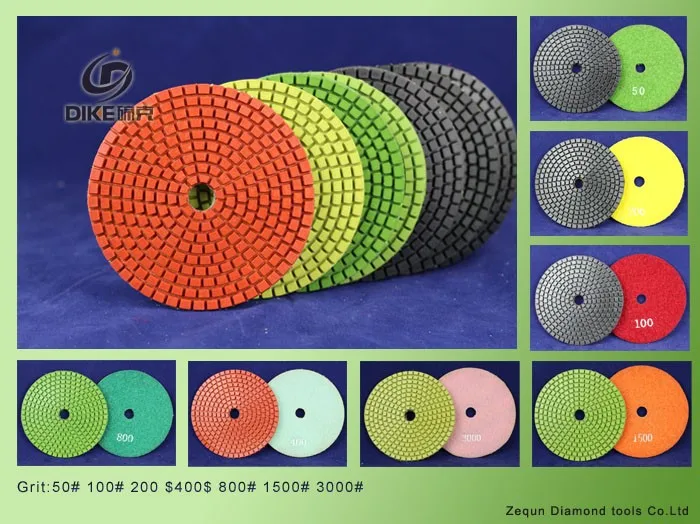 "(80 мм) с 2,5 мм гибкий, влажный шлифовальный станок для гранита и мрамора подушечки для смолы и отличный блеск