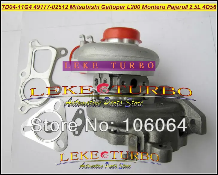 TD04-11G-4 49177-02512 Mitsubishi Galloper Tci L200 Montero Pajero II 2.5LD 4D56Q EC 4D56 water cooled (2)