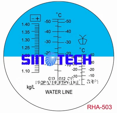 Ручная система охлаждения антифриз гликоль батарея рефрактометр RHA-503ATC