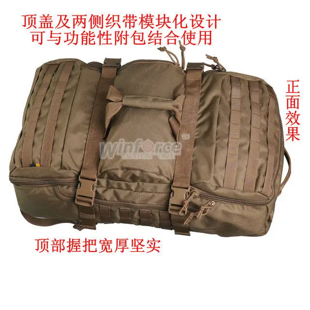 Ремень для тактического снаряжения WINFORCE/WC-11 Doppel-Duffle Bag/ CORDURA/гарантированное качество Военная и уличная сумка для переноски