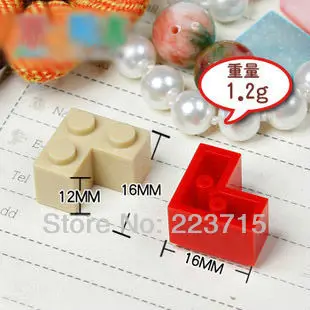 2357 50 шт* угловой кирпич 2X2* DIY светящиеся кирпичи, совместимые с детали для конструктора