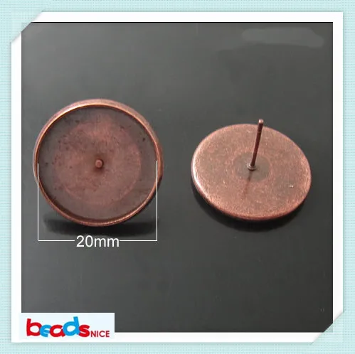 Beadsnice модные дизайнерские серьги diy post серьги подходят 20 мм кабошон настройки новые серьги без бретелей ID9695