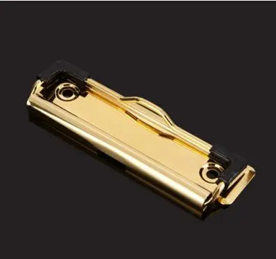 gold 12cm DIY меню журнал металлическая доска клип. Аксессуары для печатных досок - Цвет: gold 12cm