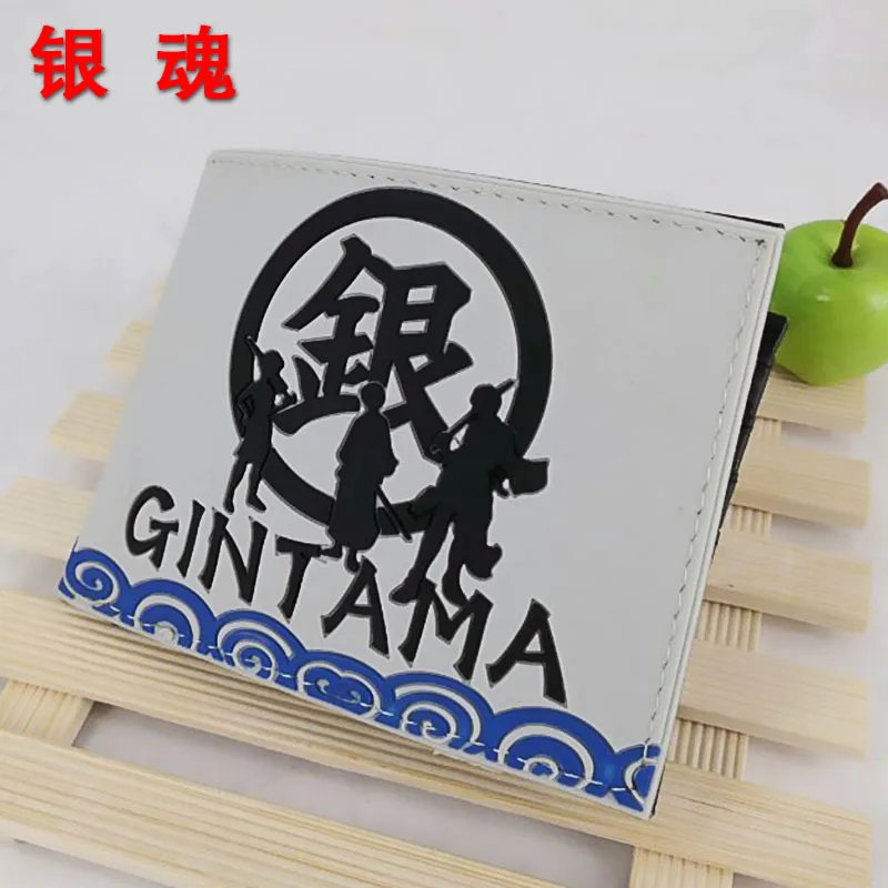 

Hot Anime Gintama colorful Silica Short Wallet Waterproof Purse