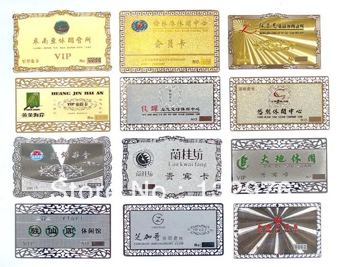 Белый карты и печати ПВХ карты с металлическими визитная карточка питания