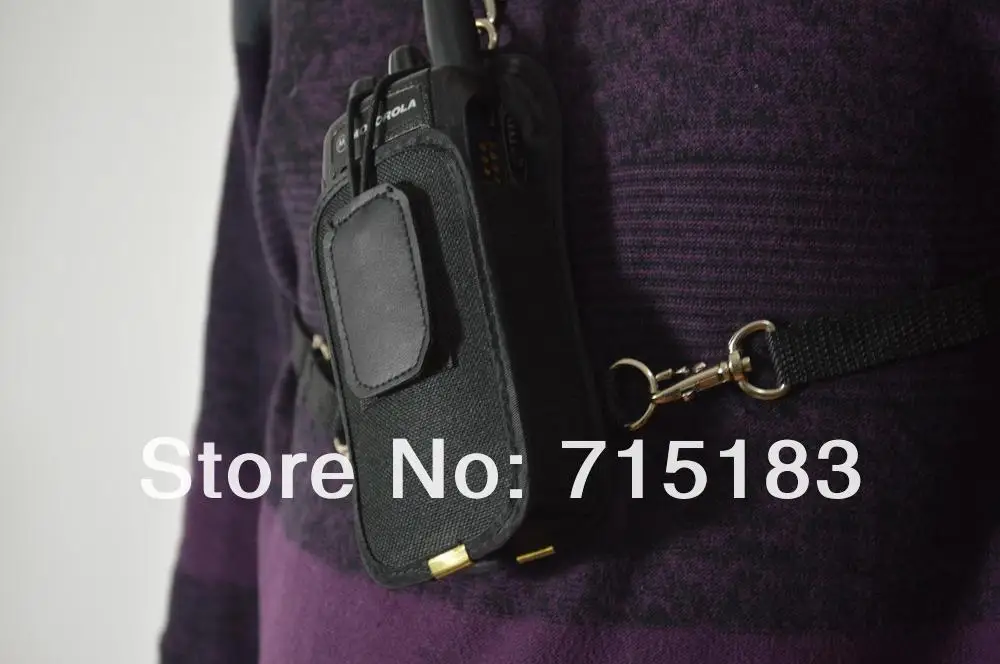 Walkie talkie чехол нейлоновый чехол с ремешком для Motorola двухстороннее радио водонепроницаемый чехол walkie talkie сумка для радио