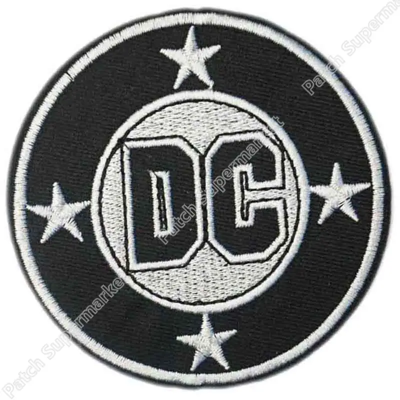 4," Бэтмен Супермен DC комикс Логотип Подарок Промо вышитый фильм Сериал аппликация пришить на Железо на патч Прямая поставка
