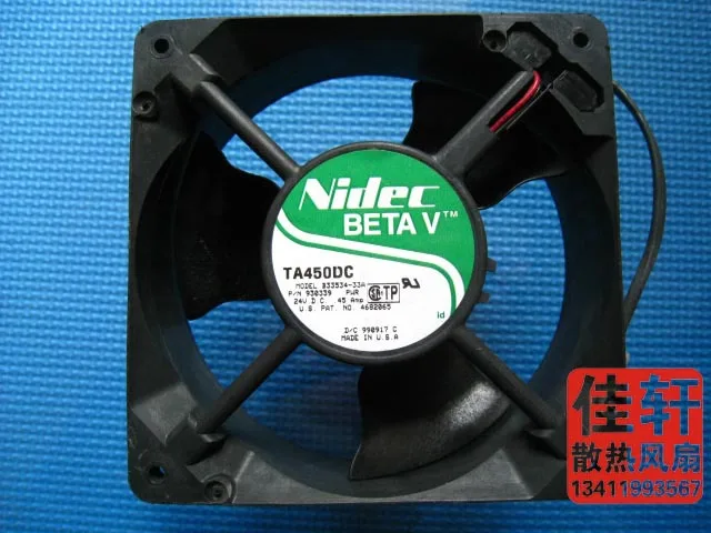 Для Nidec 12 см 24V 0.45A B33534-33A AA 12038 120 мм ЦП сервера вентилятор