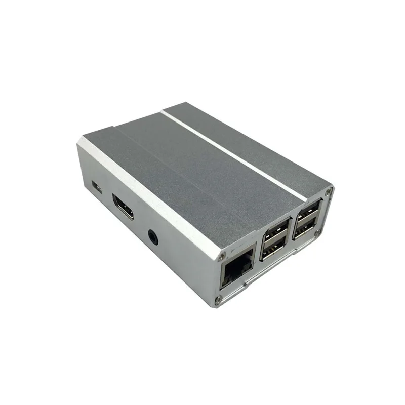 Raspberry Pi 3 Model B черный алюминий случае щепка алюминиевый корпус коробки крышка в виде ракушки для RPI 3