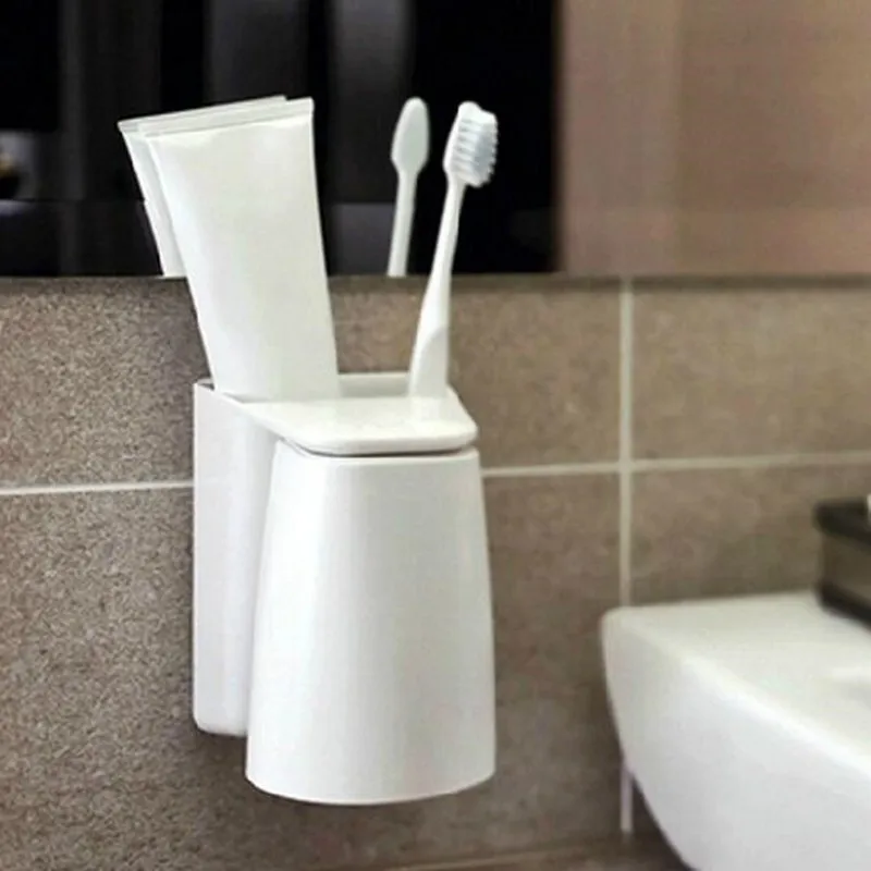 

3Colors creative life toothbrush holder suit Creative Magnetic Tumbler Health and hygiene wash cup