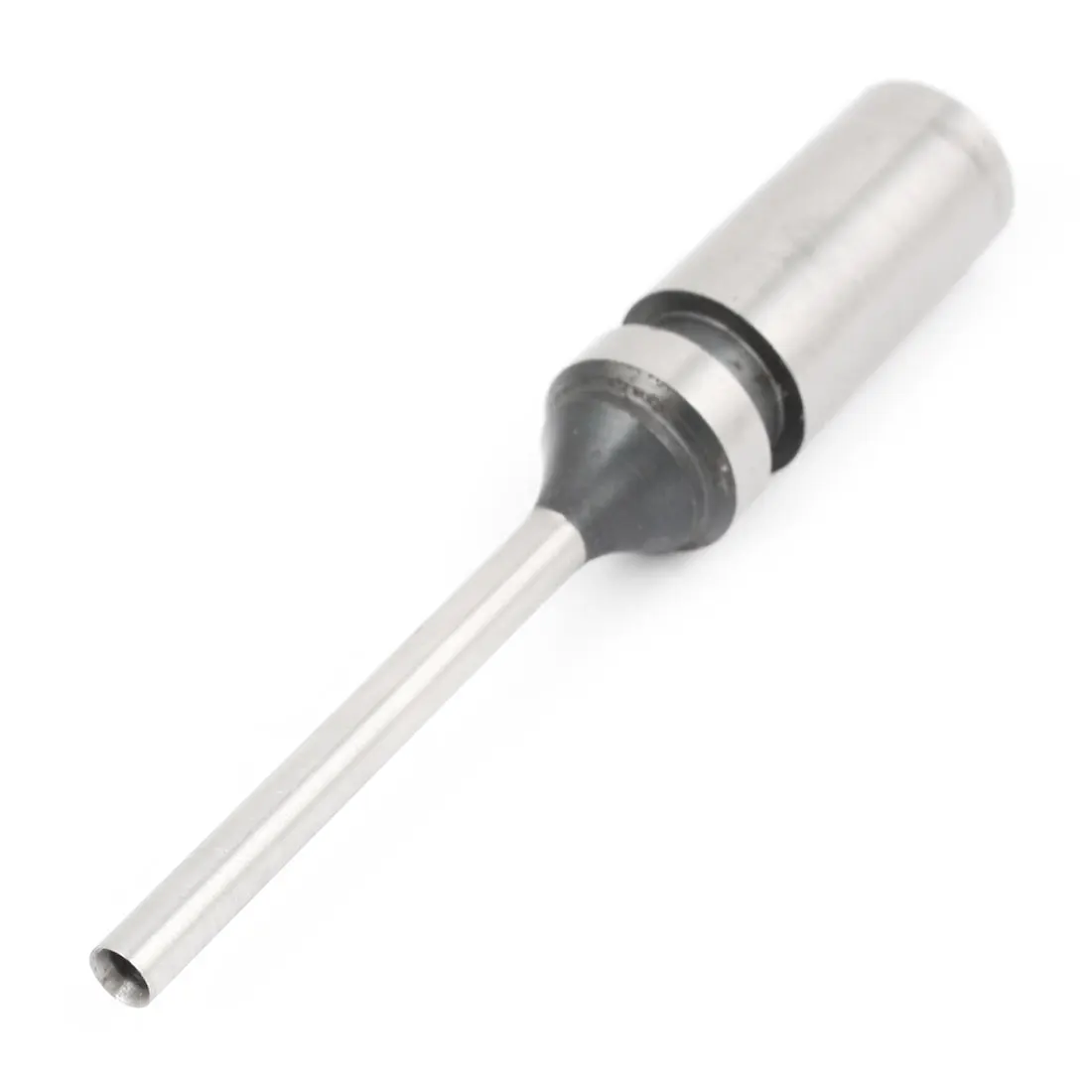 

UXCELL 3.5Mm Punching Dia Taper Shank Punch Machine Hollow Paper Drill Bit Silver Tone 70Mm Long