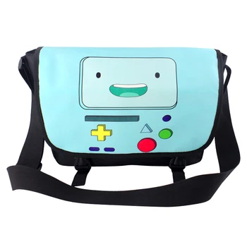 

Adventure Time with Finn and Jake Polyester shoulder bag printed with BMO Type B