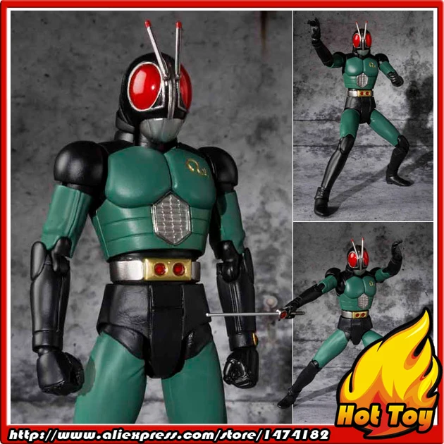100% Оригинальные Bandai Tamashii Наций S. h. figuarts (СВЧ) фигурку-черный RX от "масках Всадник черный RX"