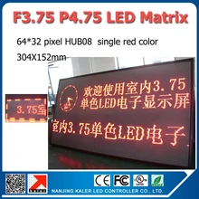 F3.75 Unit Board 64* 32pixel Dot Matrix LED Display Screen F3.75 P4.75 LED Module 304* 152mm