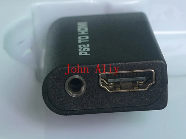 Для PS2 к HDMI с 3.5 мм аудио-видео конвертер разъем адаптера для HDTV Поддержка 480i 576i 480 P PS2 к hdmi конвертер