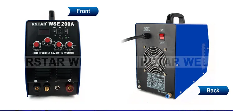 Китай Rstar с фабрики igbt Цифровой инвертор wse200 tig200 ac dc tig mma сварщик инверторная Сварка станок для алюминия