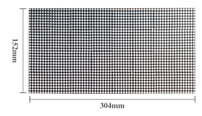 F3.75 Unit Board 64* 32pixel Dot Matrix LED Display Screen F3.75 P4.75 LED Module 304* 152mm