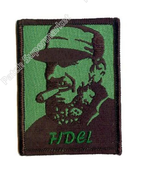 RIP Fidel Alejandro cadro Ruz Железный На пластыре Давид вишня артист Куба вышитый Байкерский жилет куртка аппликация значок необычный подарок