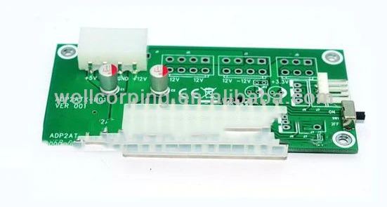 ALLOYSEED PC Настольный ATX 24Pin двойной блок питания синхронизация стартер удлинитель Кабель для BTC шахтер Майнинг Биткойн