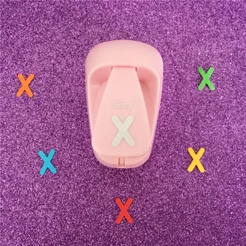 

Free Shipping Alphabet X shaped save power paper/eva craft punch Scrapbook Handmade punchers DIY x letters hole punches puncher