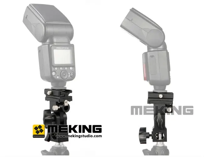 Meking Flash Hot Shoe Speedlite крепление для зонта держатель Поворотный Светильник Кронштейн B для триггера Горячий башмак вспышка