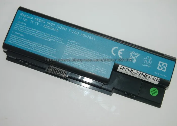 Golooloo ноутбука Батарея для acer Aspire 8730 8730G 8730Z 8730ZG 8735 8920 8920G 8930 8930G 8935 8940G Extensa 7230 7630 7630 г