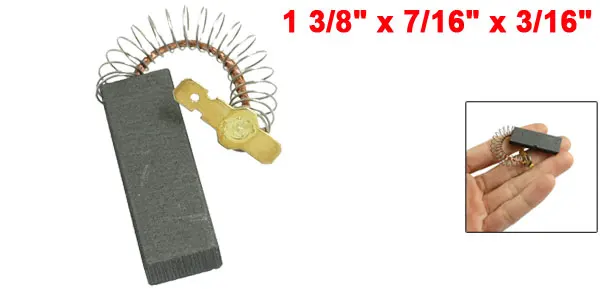 2PCS Washing Machine Carbon Brushes for NEFF SIEMENS 36x12.5x5 mm /_DM 1 PAIR