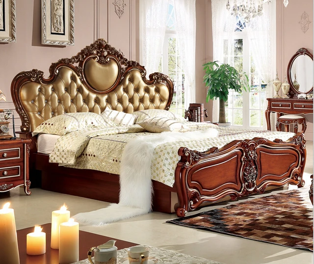 Russian house bedroom sets 9818in Beds from Furniture on Aliexpress