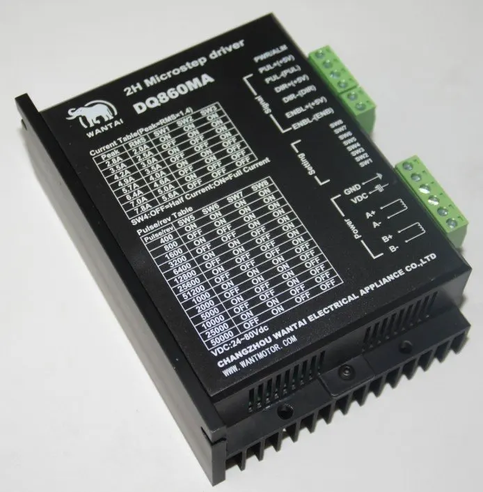 High Quality Nema 34 Stepper Motor 892oz-in,2.0A, 8 Leading-wire CNC Kit fast shipping from Wantaimotor