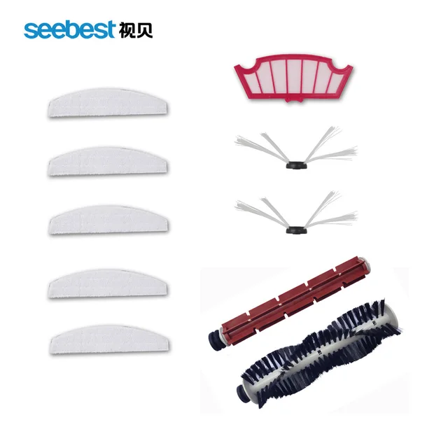 Seebest Расход Замена Основной Щетки/Резиновая Щетка/Боковая Щетка/Сс/Фильтр для C565/C561/C571 Робот-Пылесос