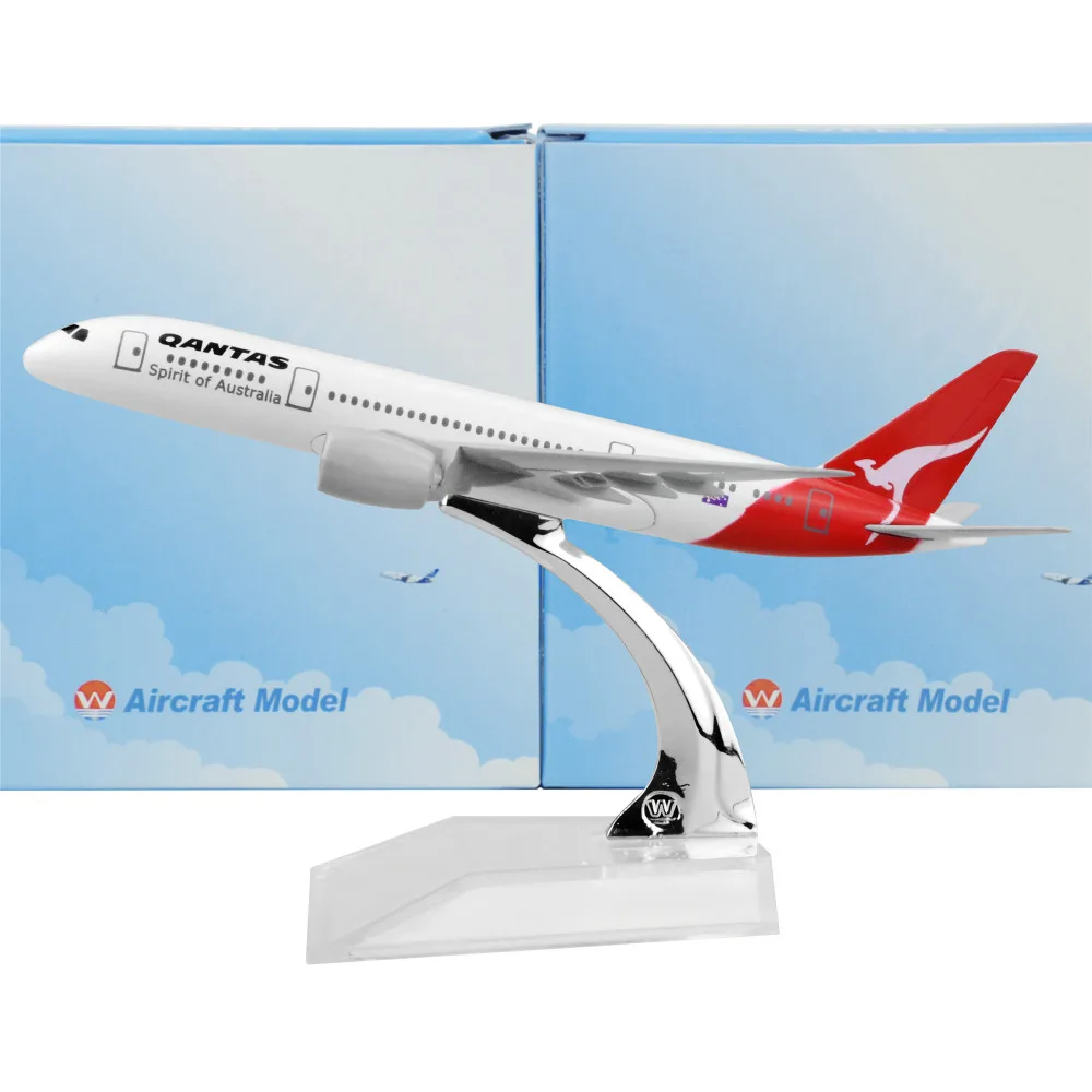 Australia Qantas Airways Boeing 787 16cm model airplane kits child Birthday gift plane models
