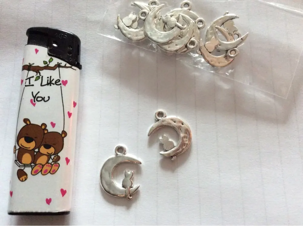 encantos del esmalte gato perro la fabricación de joyas Dijes Scotty Dog Encantos