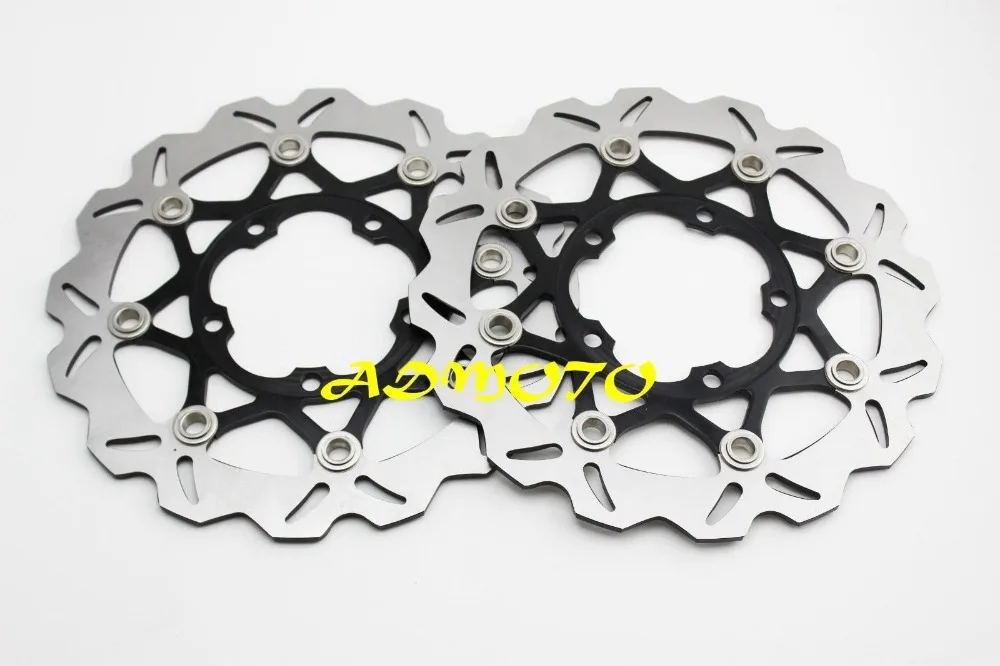 Передние тормозные диски для Suzuki GSXR600 750 2006-2007 GSXR1000 2005-2008 черный | Автомобили и