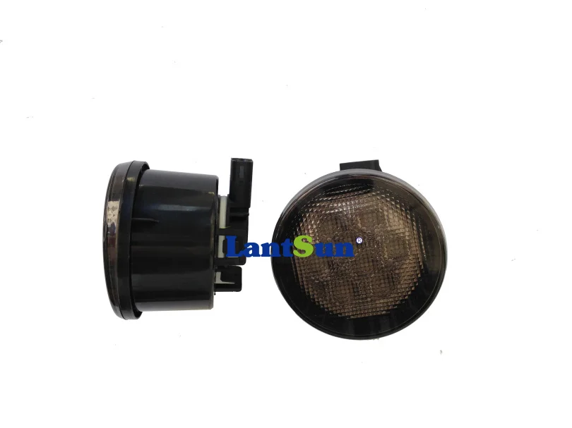 Одна пара J026 Легкая установка plug and play 4 Вт Дымчатая передняя решетка указатель поворота светильник янтарные светодиоды подходит для 2007~ wrangler JK Lantsun