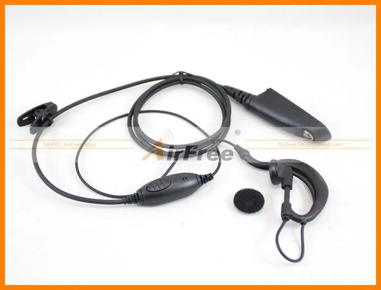 1 проводные наушники/микрофон для Motorola GP328 GP338 GP340 GP360 GP380 HT750 GP680 GP329 наушники, уха микрофон