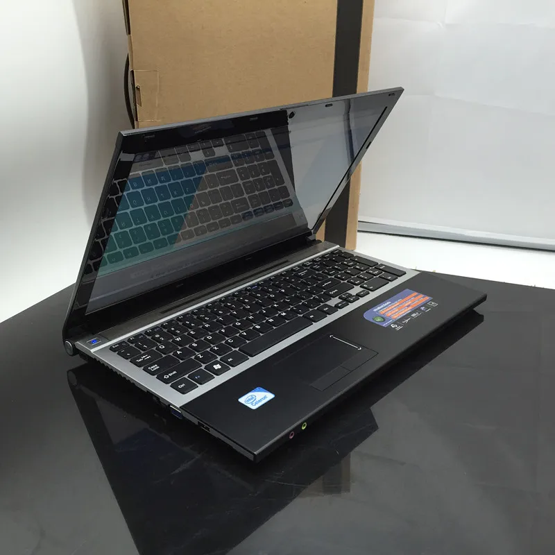 Cheap Notebook PC Computer Windows 7/8 With DDR3 8GB +1TB HDD Laptop 15.6 Inch Qual Core Atom 1