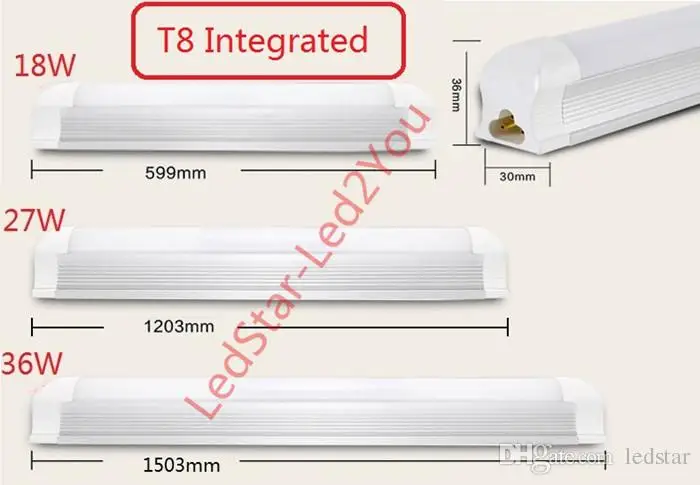 15 шт. 2ft 4ft 5ft T8 интегрированные светодиодные трубки для выращивания SMD2835 18 Вт 27 Вт 36 Вт комнатные растения Гидропоника коробка для выращивания