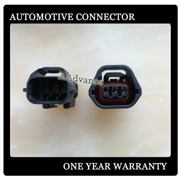 SSD 3 pin Motorcycle Electrical Female Plug Connectors For TPS Sensor with Pins and Seals